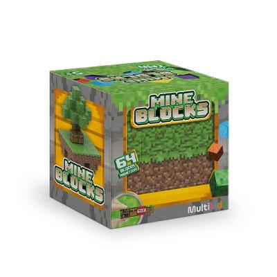 Blocos Magnéticos Mineblocks 64 Blocos - Window Box - BR2512