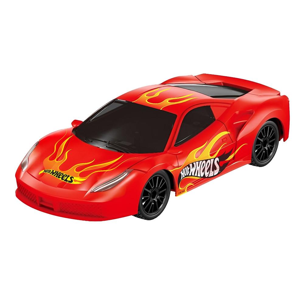 Carrinho de Controle Remoto Hot Wheels 4 Canais Vermelho Com Luz - BR2472 - 1