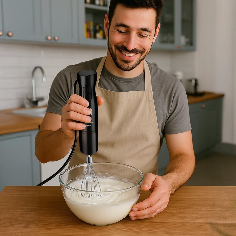 Mixer Duo Turbo 3 em 1 127V 200W Preto Multi Home - GO019 - 6