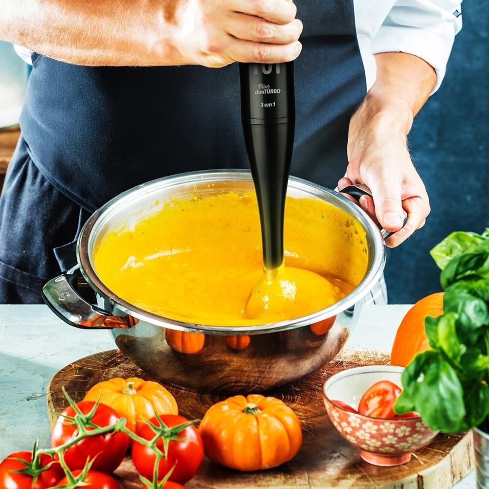 Mixer Duo Turbo 3 em 1 127V 200W Preto Multi Home - GO019 - 7