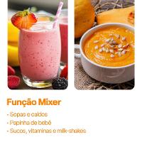 Mixer Duo Turbo 3 em 1 127V 200W Preto Multi Home - GO019 - 5