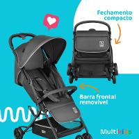 Carrinho Compacto Spy 0-15 kgs Cinza Multikids Baby - BB425 - 7