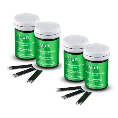 Kit 100 Tiras de Glicemia Care Plus Multi Saúde - HC4895K