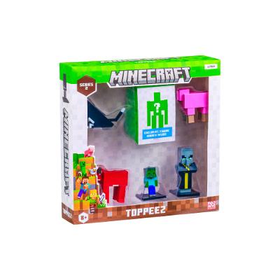 Figura Sortidas Minecraft 3D Pack 6  Série 2 Multikids - BR2555
