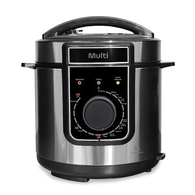 Panela de Pressão 6L 1000W-127V Cinza Multi - GO502