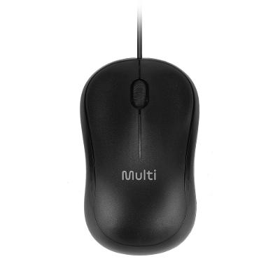 Mouse Com Fio USB 150cm Preto Multi - MO655