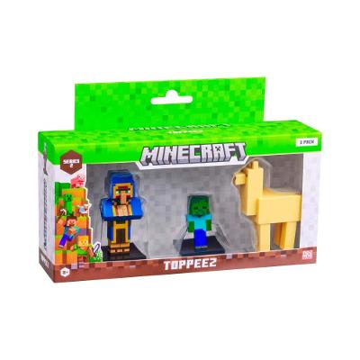 Boneco Sortido do Minecraft 3 Pack Série 2 Multikids - BR2554