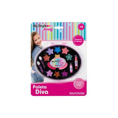 Maquiagem Infantil Paleta Diva My Style Beauty Multikids - BR1330