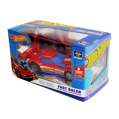 Carrinho de Fricção Hot Wheels Fast Racer Com Luz e Som Multikids - BR2084