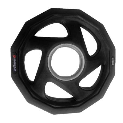 Anilha 1,25Kg Rubber 5 Furos Wellness - WK010I