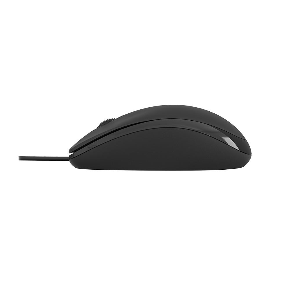 Mouse Com Fio MF400 Conexão USB 1200dpi Cabo de 180cm 3 Botões Clique Silencioso Preto Multi - MO386 - 5