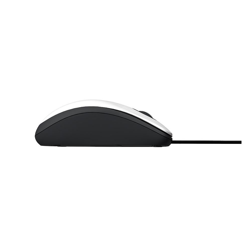 Mouse Com Fio MF400 Clique Silencioso Conexão USB 1200dpi Cabo de 180cm 3 Botões Branco Multi - MO389 - 4