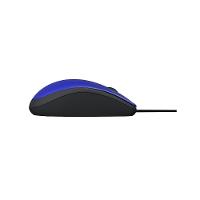 Mouse Com Fio MF400 Clique Silencioso Conexão USB 1200dpi Cabo de 180cm 3 Botões Azul Multi - MO388 - 3