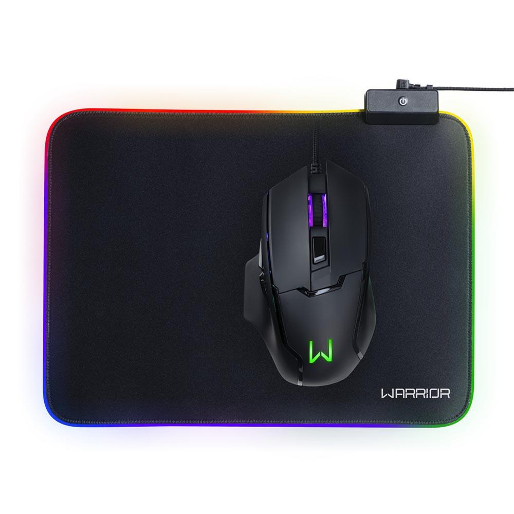 Mousepad Cronos Gamer Flexível RGB Warrior - AC333 - 2