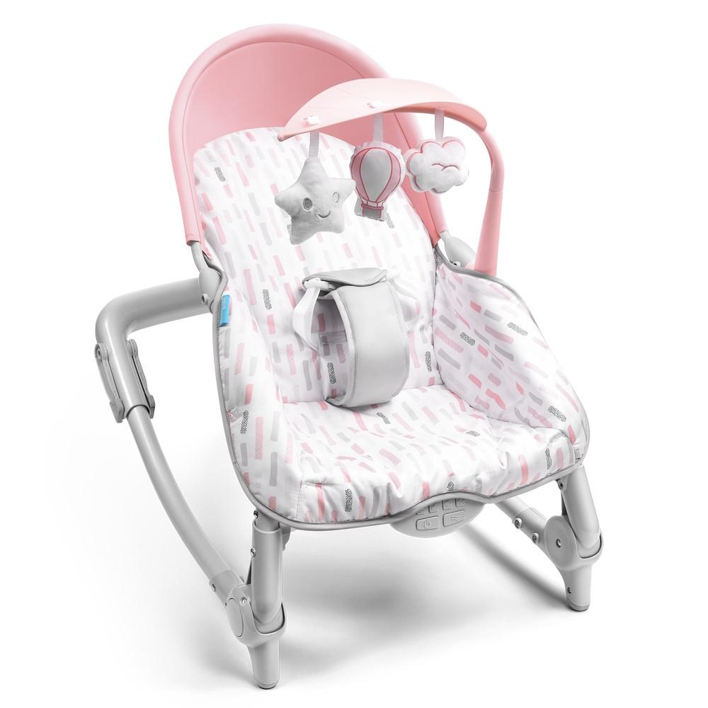 Cadeira de Descanso e Balanço Spice Dobrável 0-18kg Rosa Multikids Baby - BB293 - 8