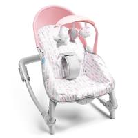 Cadeira de Descanso e Balanço Spice Dobrável 0-18kg Rosa Multikids Baby - BB293 - 8