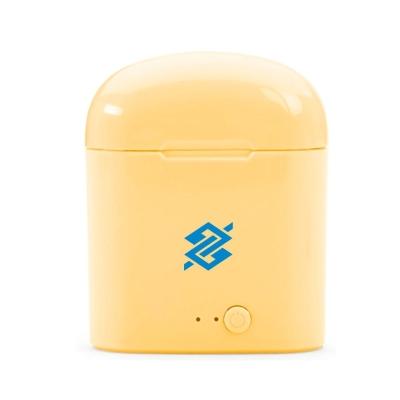 Fone Bluetooth com case - Amarela