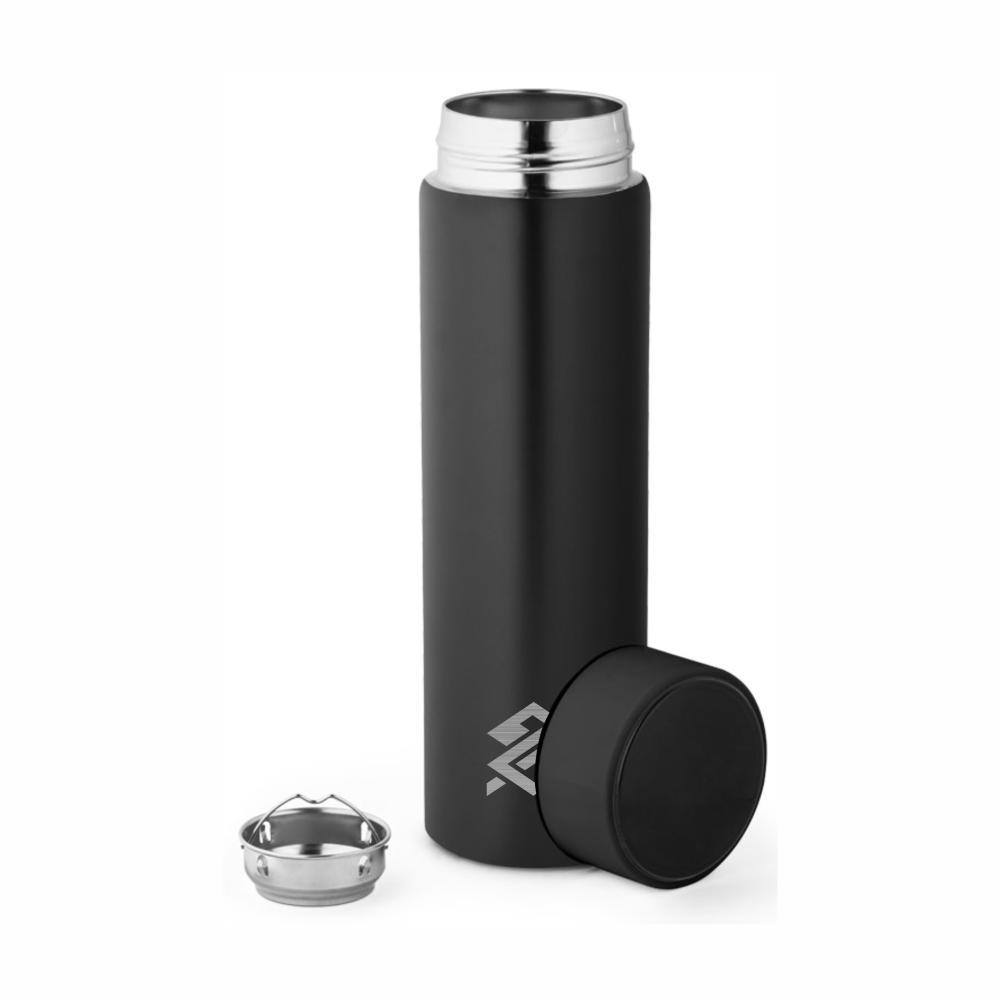 Garrafa Térmica com LED 450ml - Preta - 2