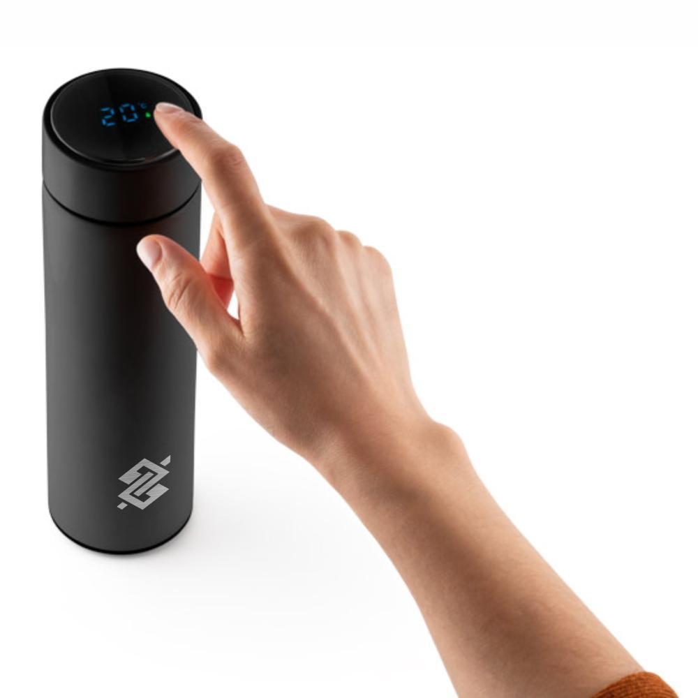 Garrafa Térmica com LED 450ml - Preta - 3