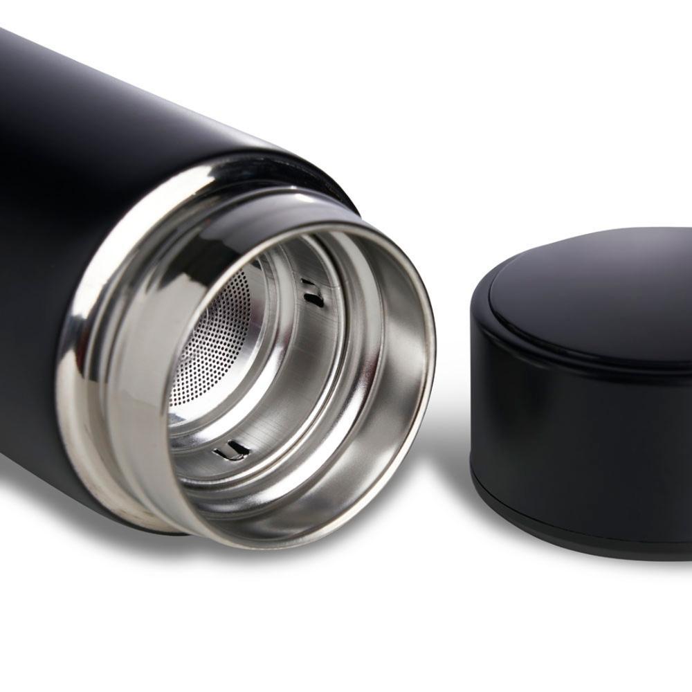 Garrafa Térmica com LED 450ml - Preta - 4