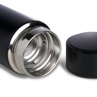 Garrafa Térmica com LED 450ml - Preta