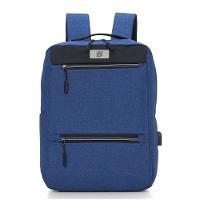 Mochila em Nylon 21 Litros com Saída USB - Azul - 1