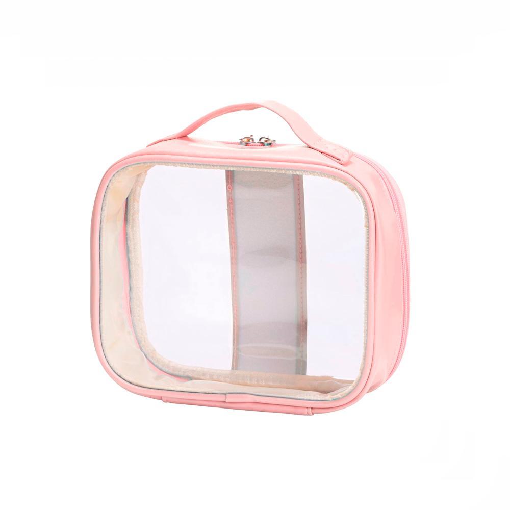 Necessaire PVC impermeável Pequena - Rosa - 2