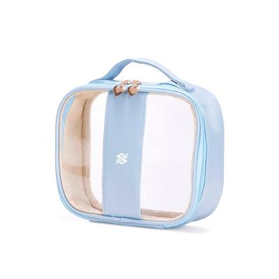 Necessaire PVC impermeável Pequena - Azul