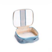 Necessaire PVC impermeável Pequena - Azul - 3