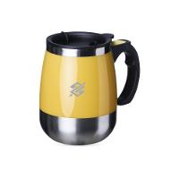 Caneca Inox Parede Dupla com Misturador 350ML - Amarelo - 2
