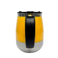 Caneca Inox Parede Dupla com Misturador 350ML - Amarelo - 8