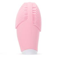 Massageador e Limpador Facial Elétrico à Prova D’água - Rosa Claro - 2