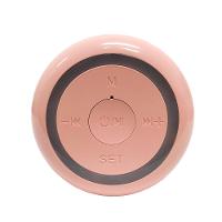 Caixa de Som Multimídia com Relógio Despertador LED - Rosa - 9