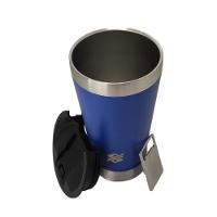 Copo Térmico 500ml em Inox com Abridor - Azul Royal - 6