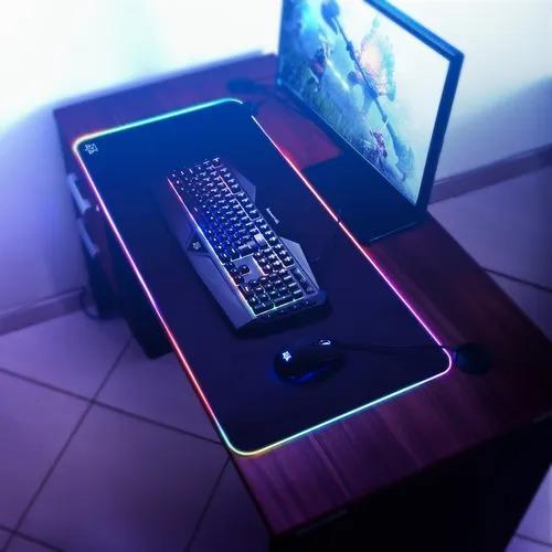 Mouse Pad Gamer com Borda Iluminada 80x30cm - 2