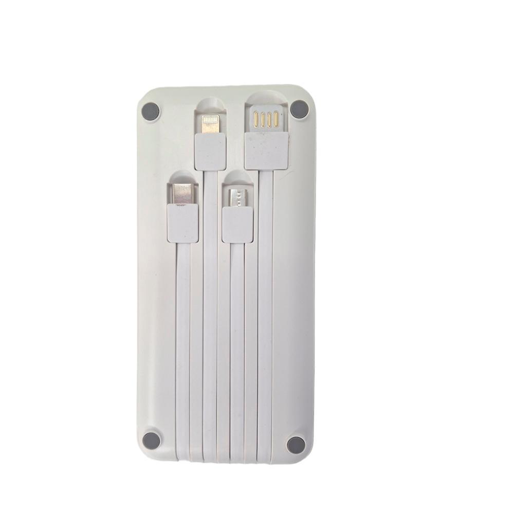 Power Bank 10.000 mah com Suporte - Branco - 9