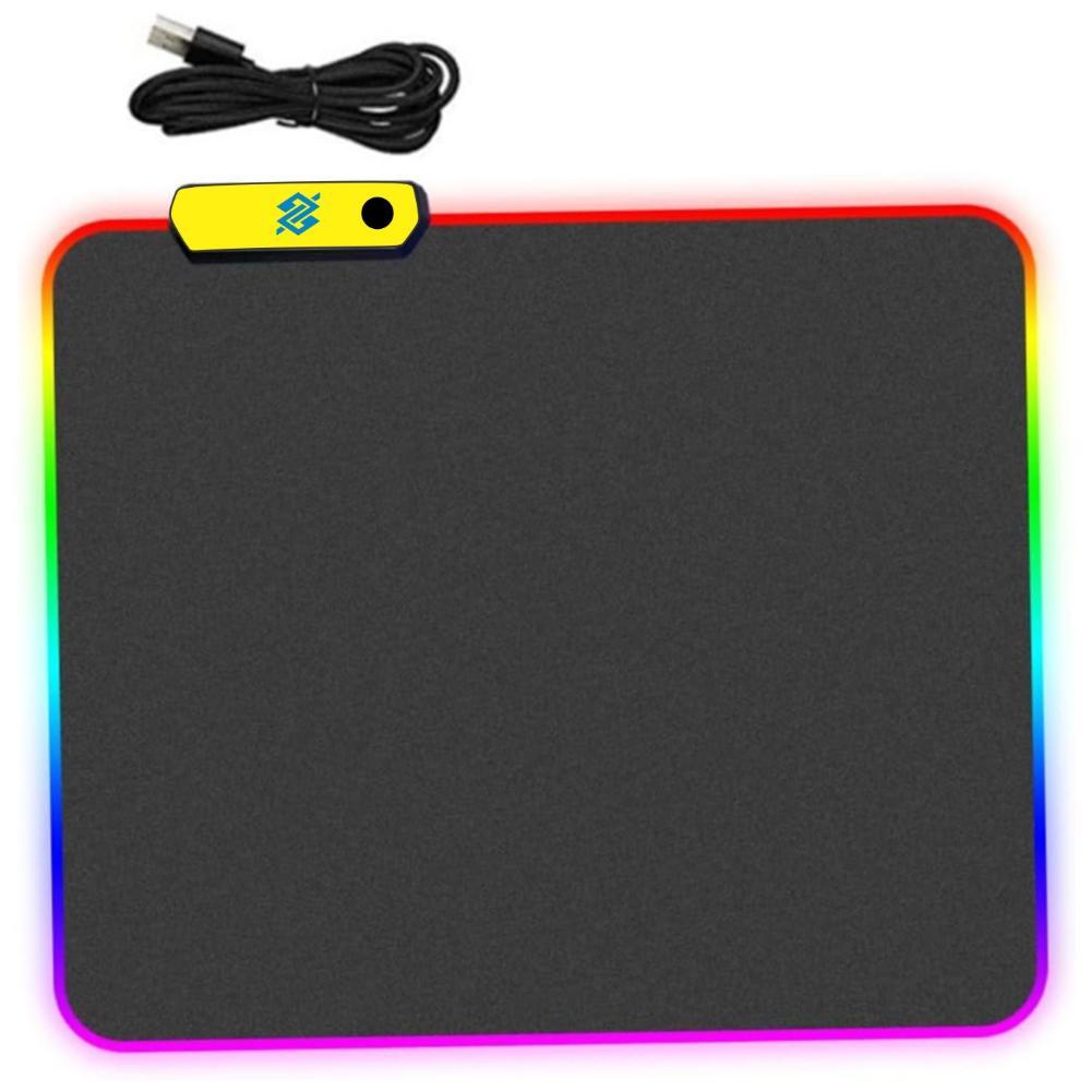 Mouse Pad Gamer com Borda Iluminada 25x35cm - 1