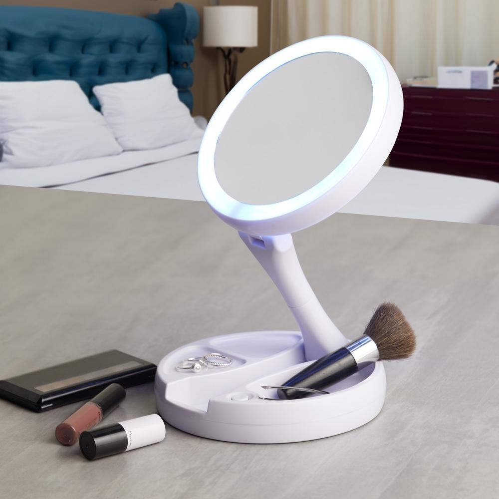 Espelho Dobrável com Led Recarregável - 4