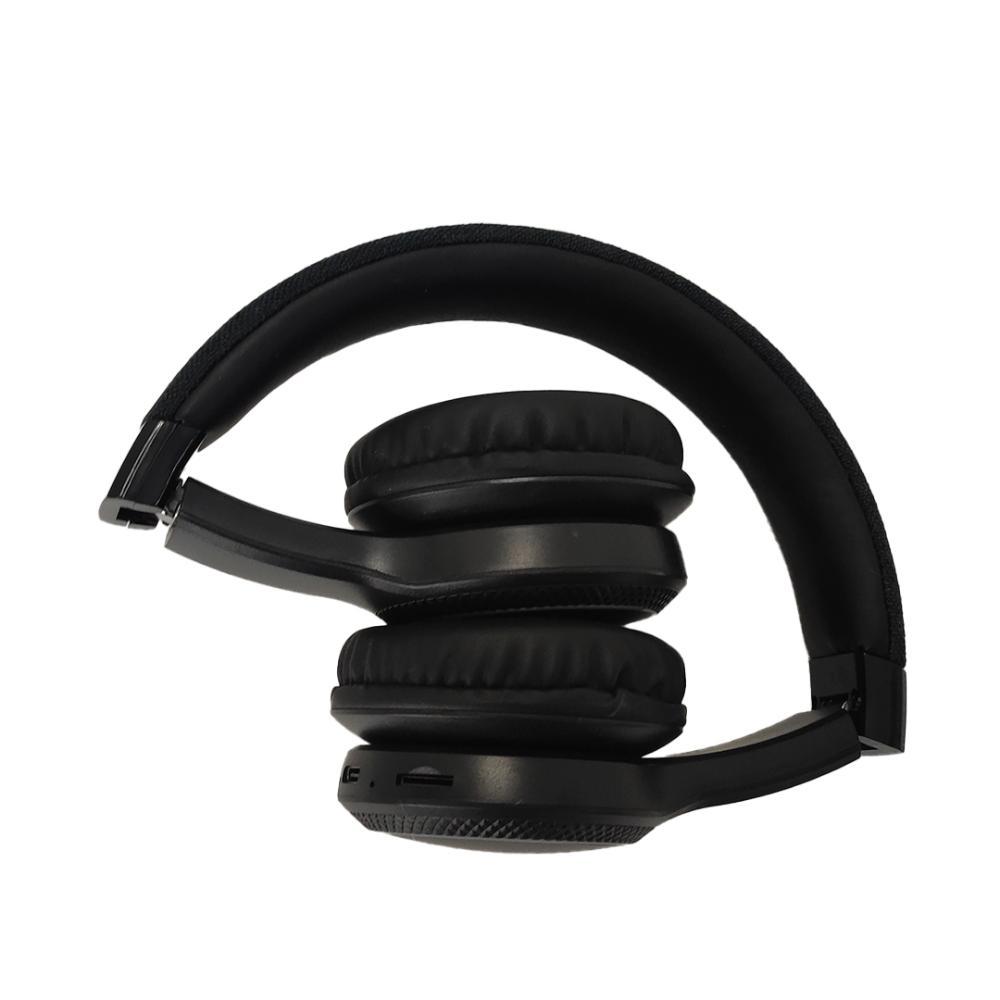 Fone de ouvido Bluetooth com Revestimento em Couro Sintético - Preto - 3