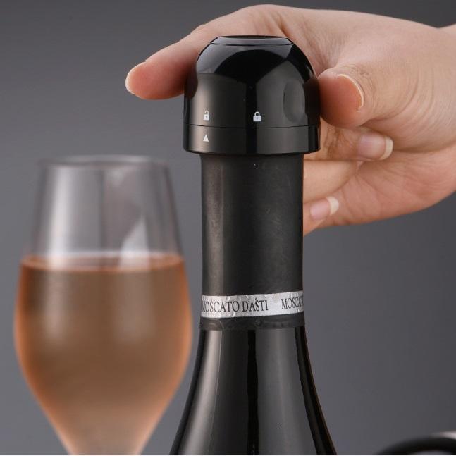 Tampa Rolha Vinho Pressão A Vácuo Garrafas Vedada Bebidas - 7