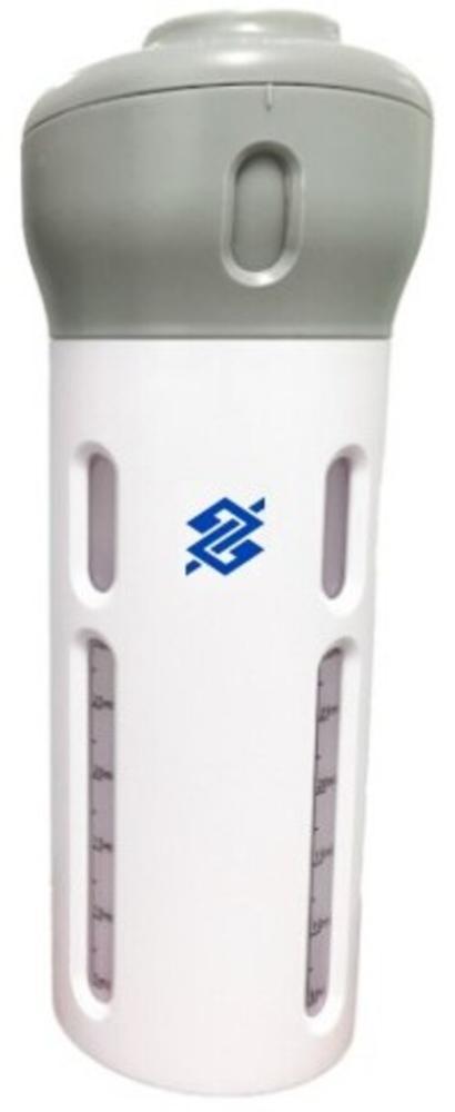 Dispenser Portátil De Viagem 4 em 1 Para Shampoo, Creme e Sabonete - Cinza - 1