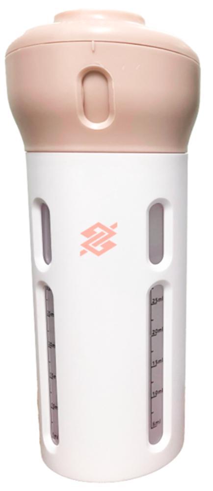 Dispenser Portátil De Viagem 4 em 1 Para Shampoo, Creme e Sabonete - Rosa - 1