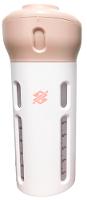 Dispenser Portátil De Viagem 4 em 1 Para Shampoo, Creme e Sabonete - Rosa - 1