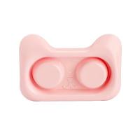 Tigela Dupla para Animais de Estimação - Rosa - 4