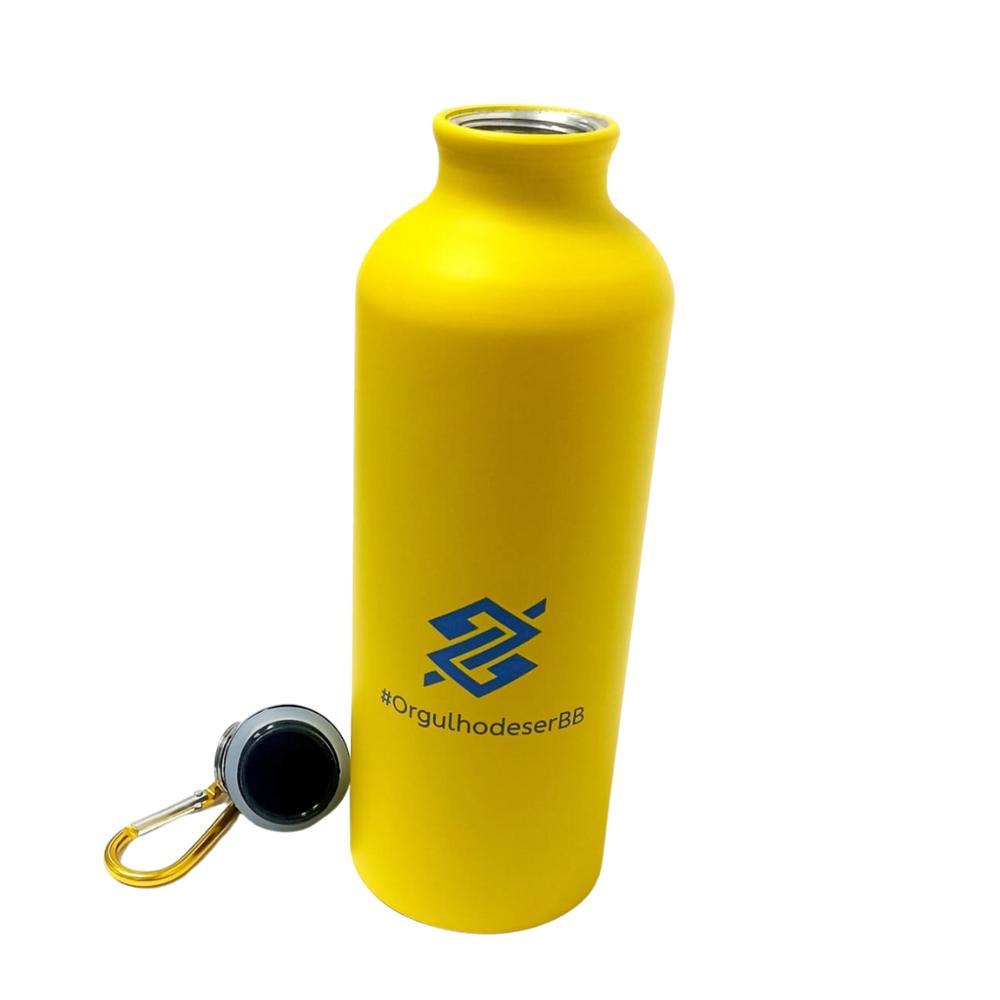 Squeeze em Alumínio com Mosquetão 550ml - Amarela - 2