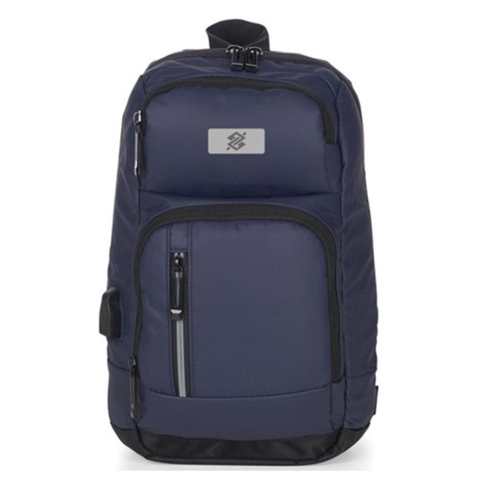 Mochila de Ombro USB - Azul - 1