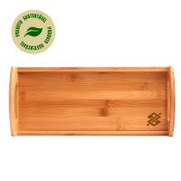 Bandeja Para Servir Em Bambu Gênova 32Cm X 14Cm - 3