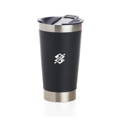 Copo Térmico 500ml em Inox com Abridor - Preto - 8