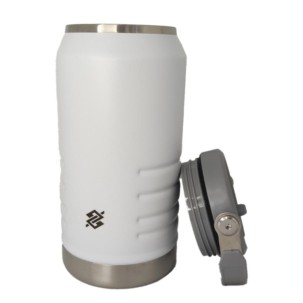 Garrafa Térmica 1,1 Litros em Inox com Parede Dupla - Branca - 2