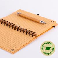Caderno de Bambu com Caneta A5 - 2